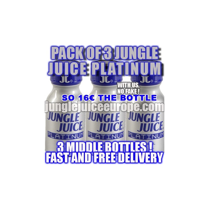 LOTE DE 3 JUNGLE JUICE PLATINUM